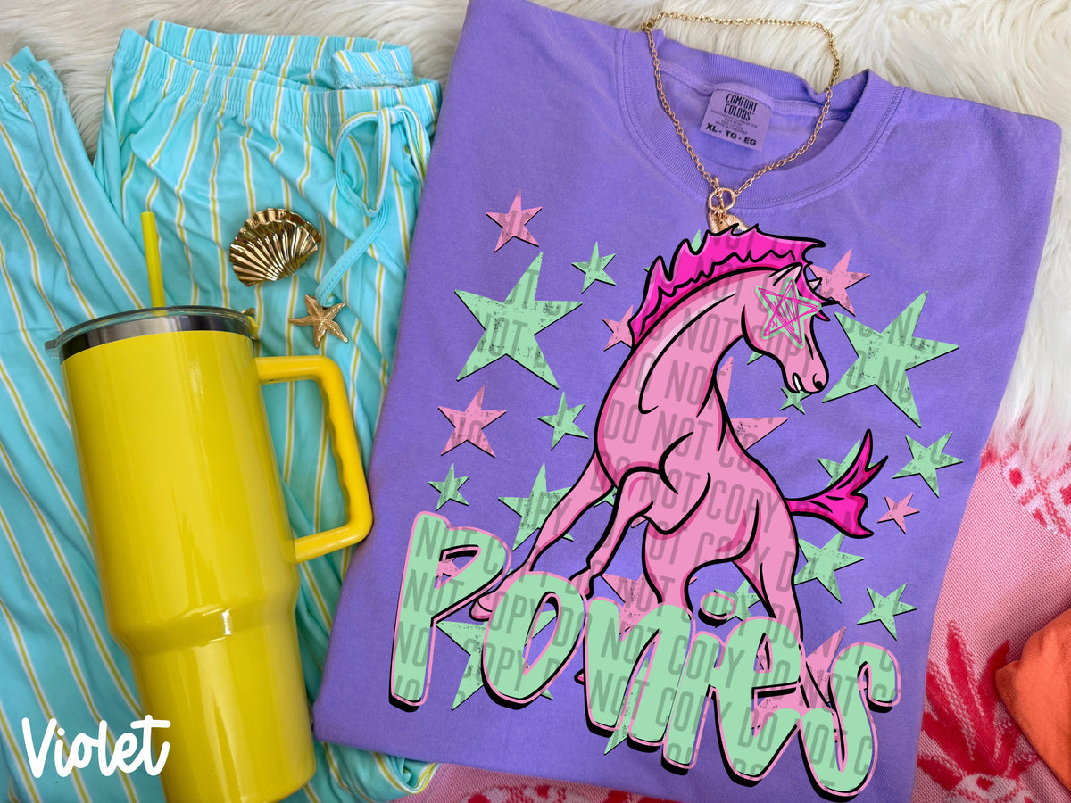 ponies starry eyed (Caplinger) DTF Transfer