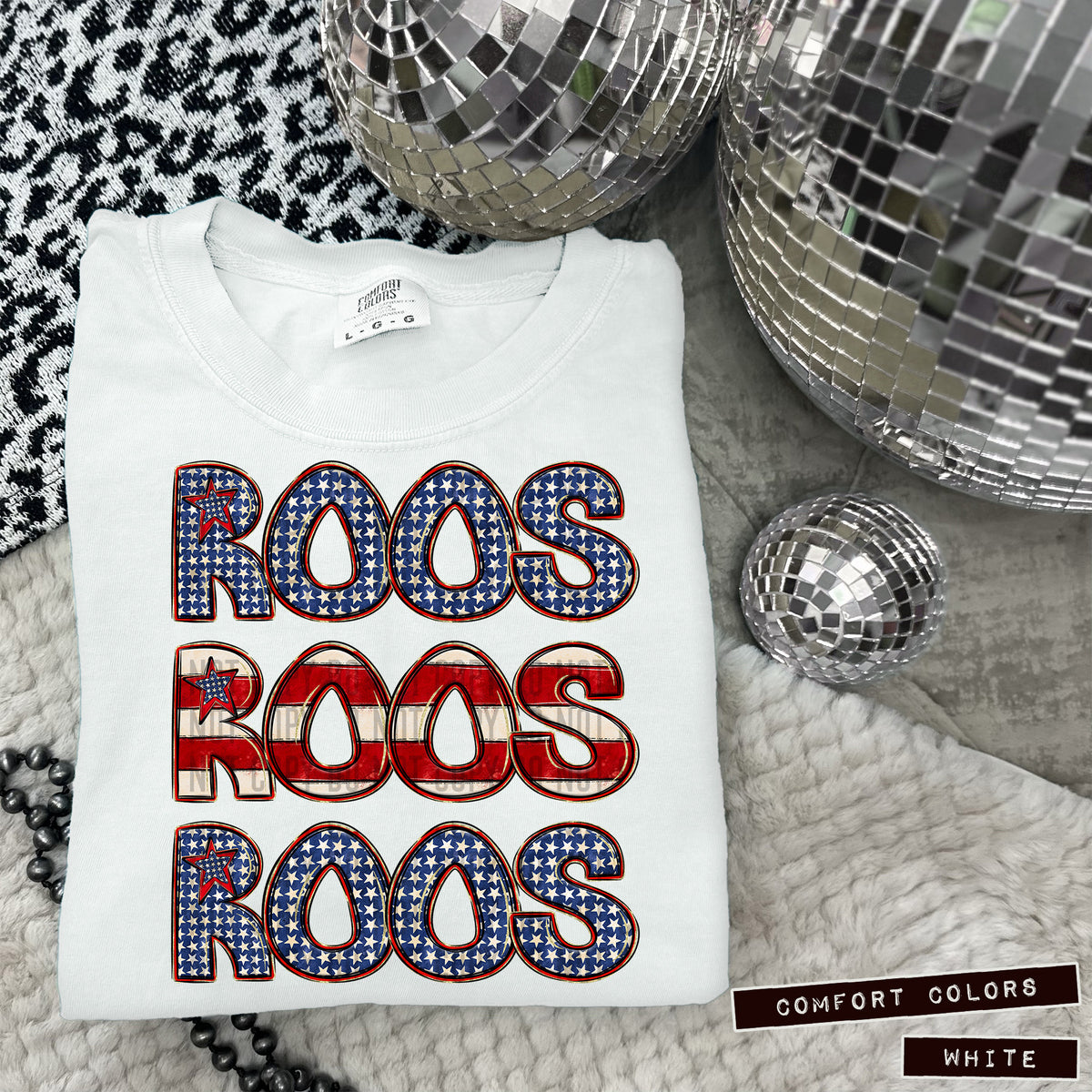Roos RWB stacked (Caplinger) DTF transfer