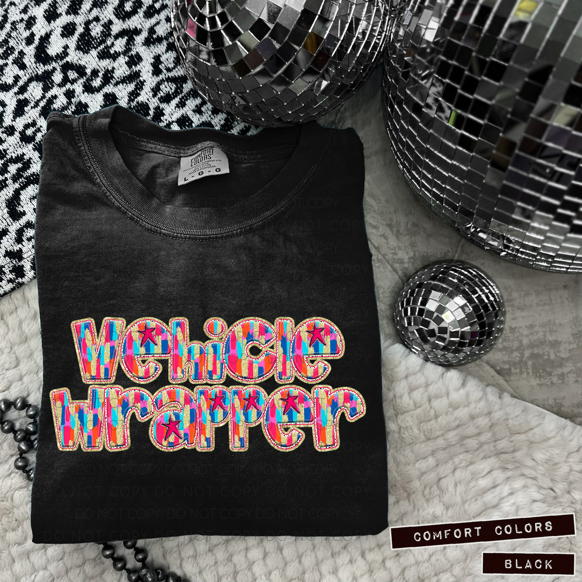 Vehicle Wrapper Tutti Brushstrokes (Caplinger) DTF transfer