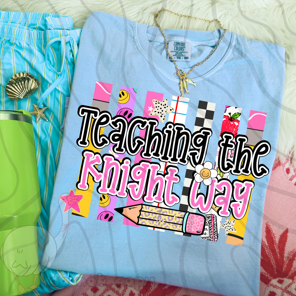 Teaching the knight way school stripes (DKD) DTF Transfer