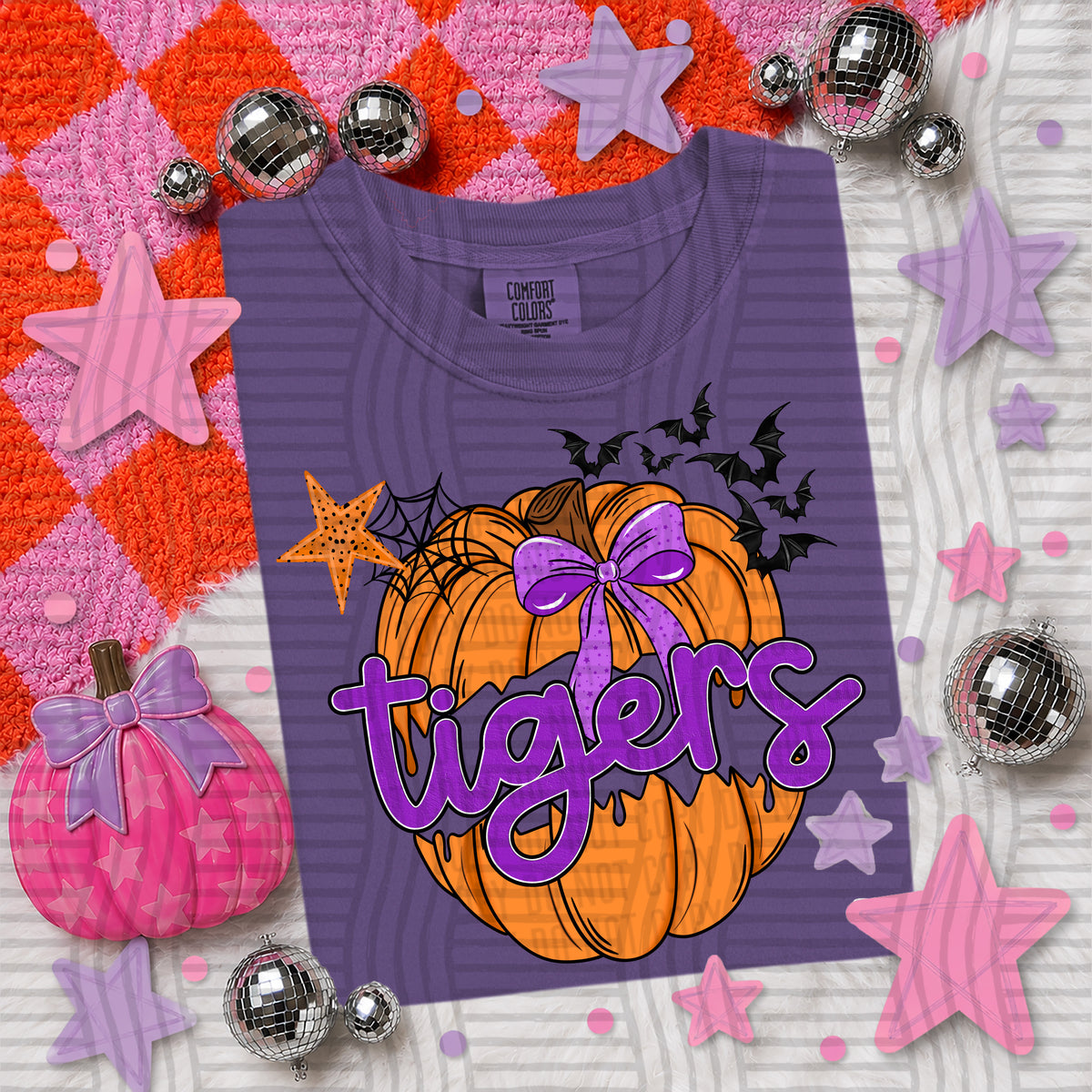 tigers pumpkin pop (Caplinger) DTF transfer