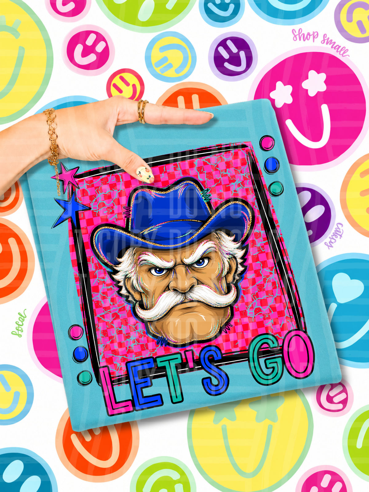 Lets go rebels candy mascots (Caplinger) DTF transfer