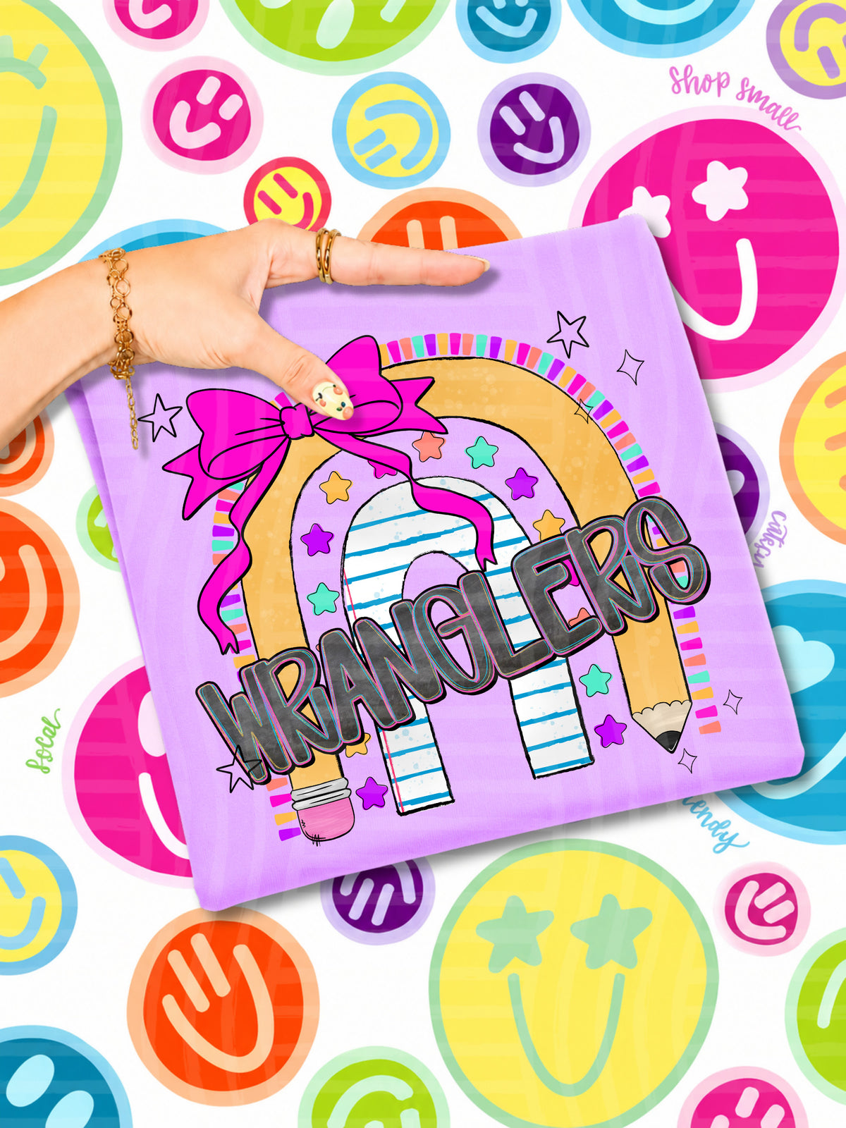 Wranglers rainbow crayon (CAPLINGER) DTF Transfer