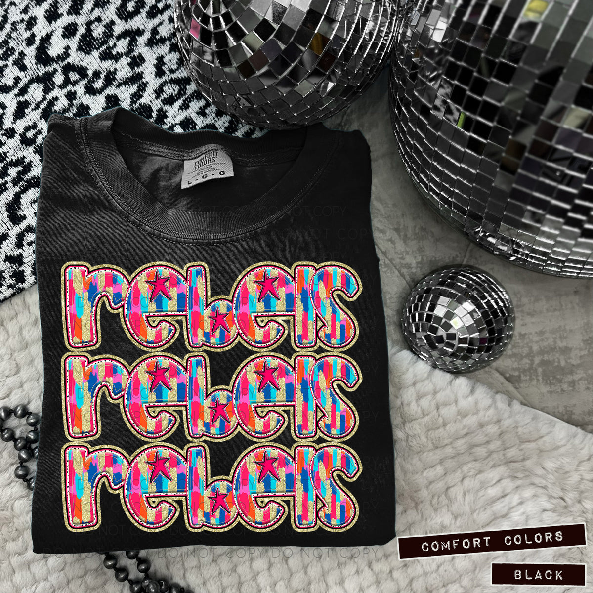 Rebels stacked Brushstrokes (Caplinger) DTF transfer