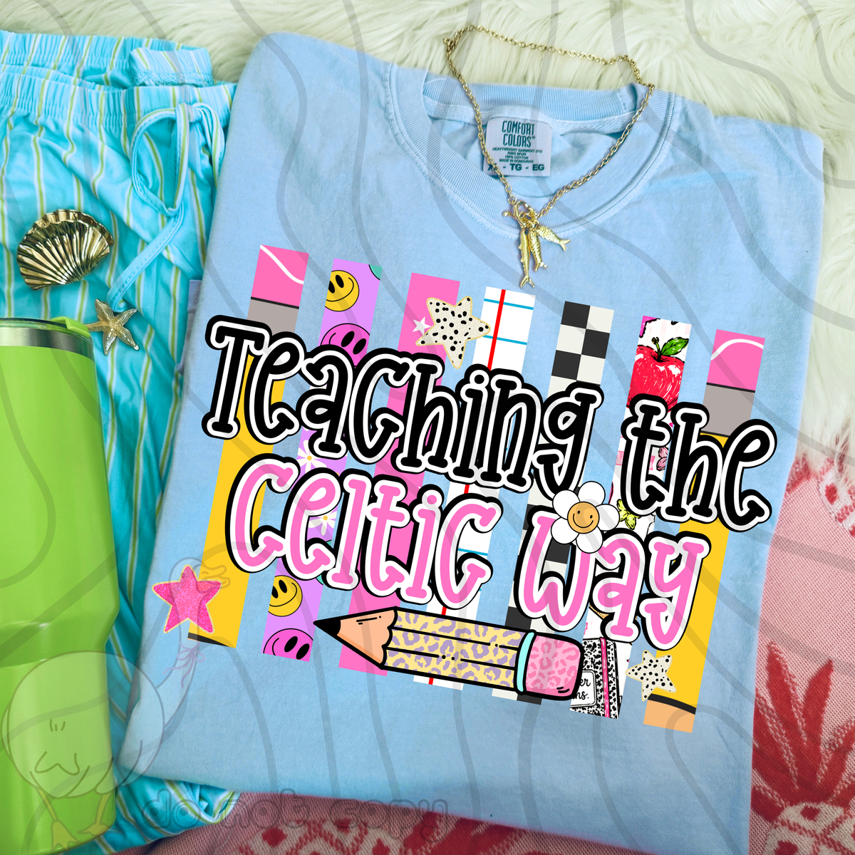 Teaching the celtic way school stripes (DKD) DTF Transfer