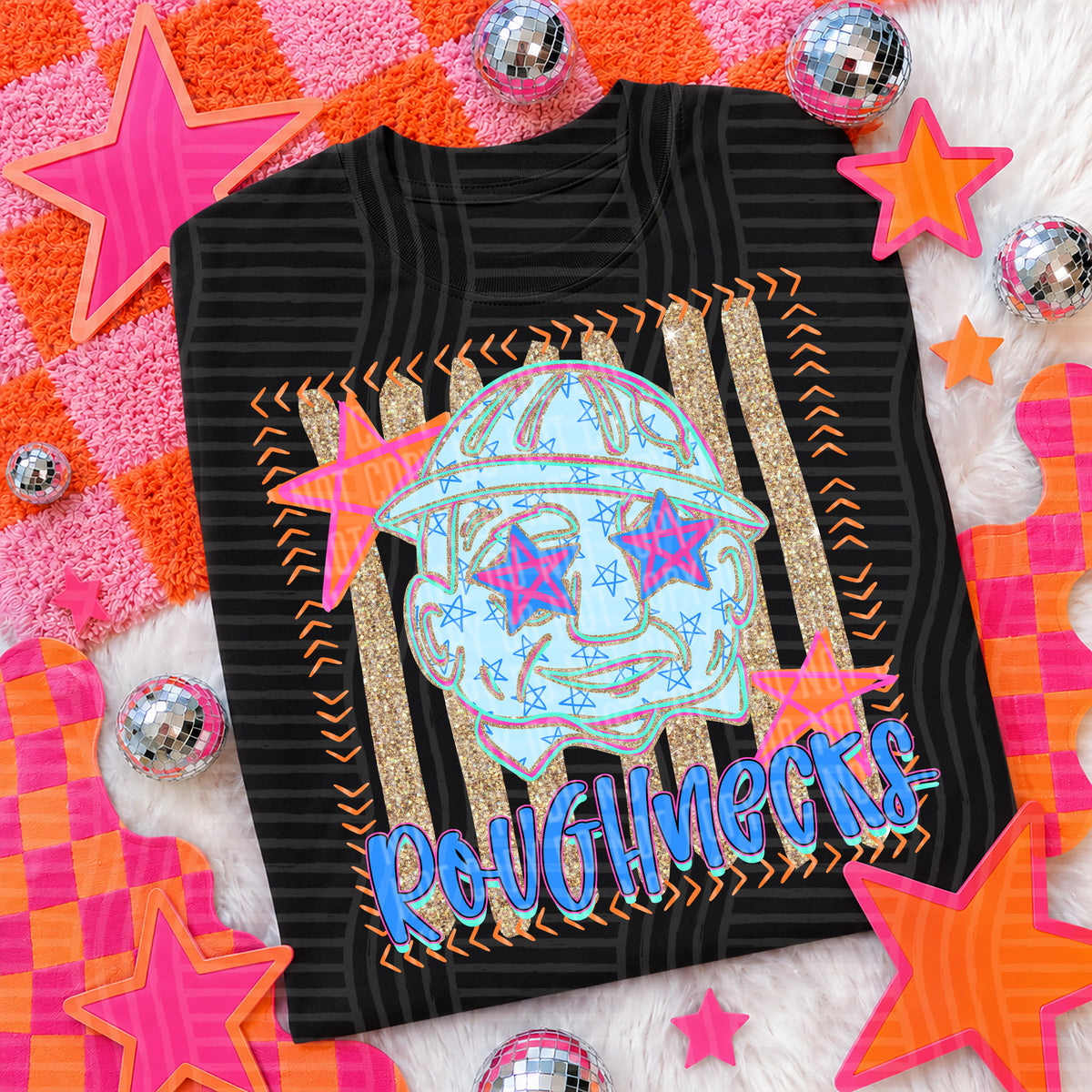 rough necks candy pop (caplinger) DTF transfer