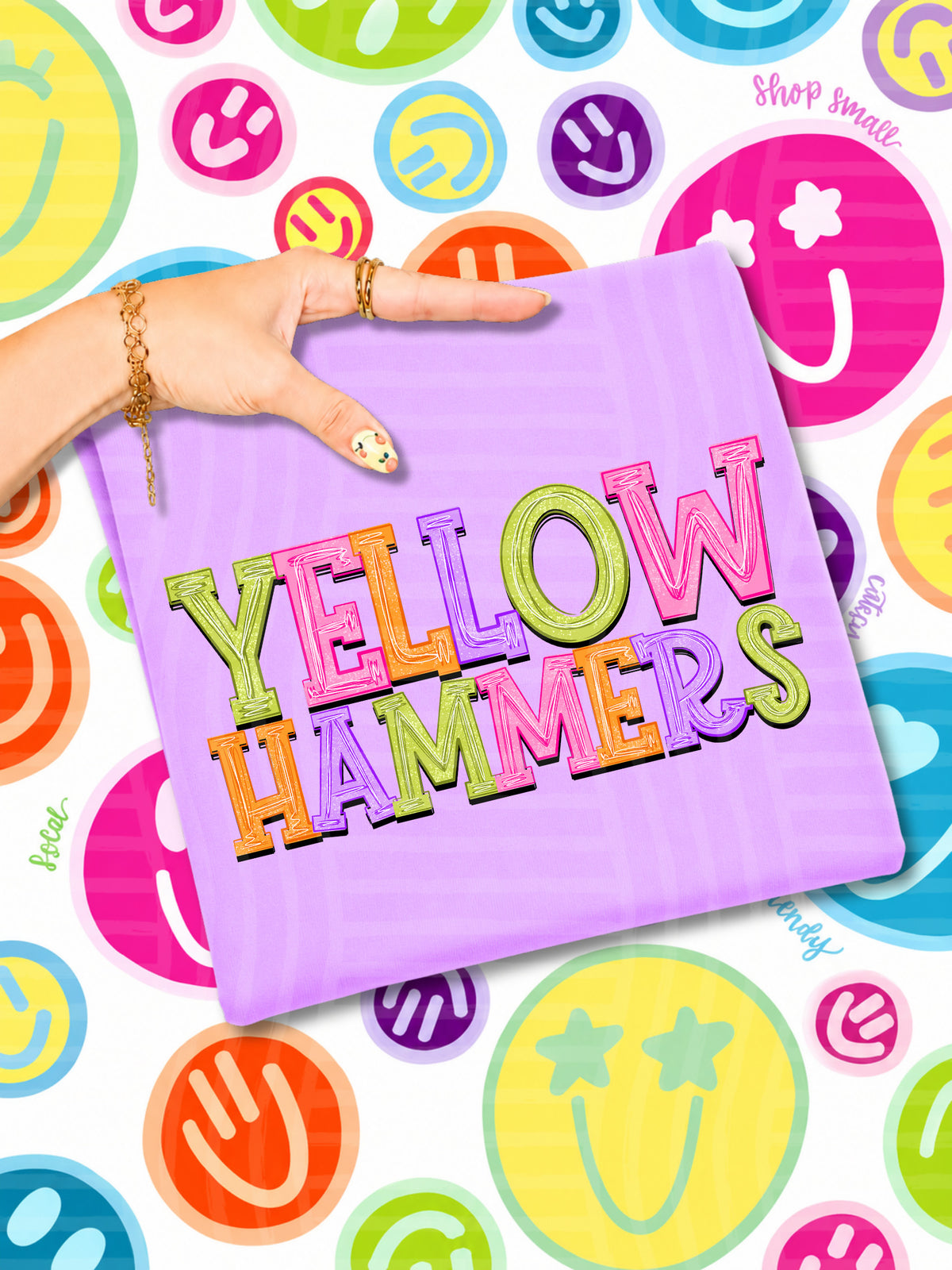 yellow hammers simply colorful stacked (Caplinger) DTF Transfer