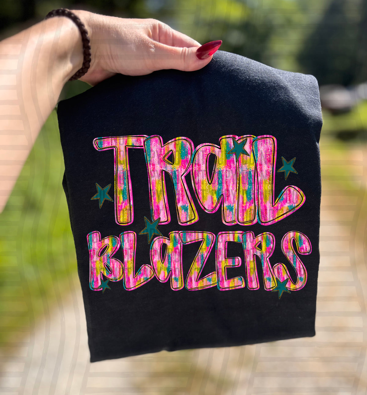 Trailblazers Pink Brushstroke (Caplinger) DTF Transfers