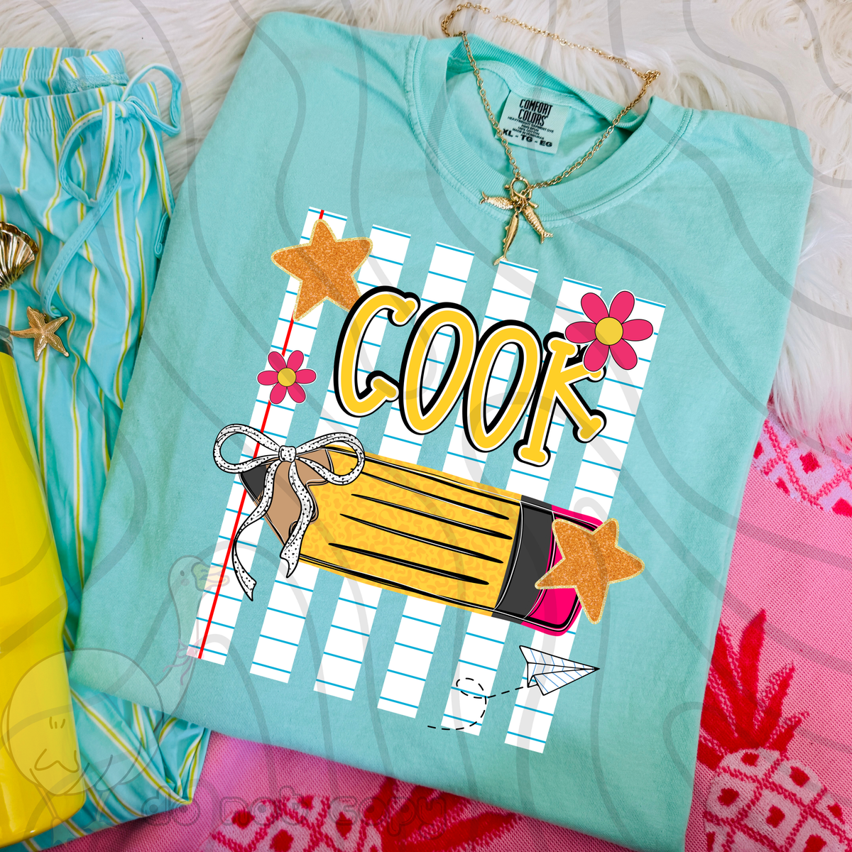 Cook pencil stripes (DKD) DTF Transfer