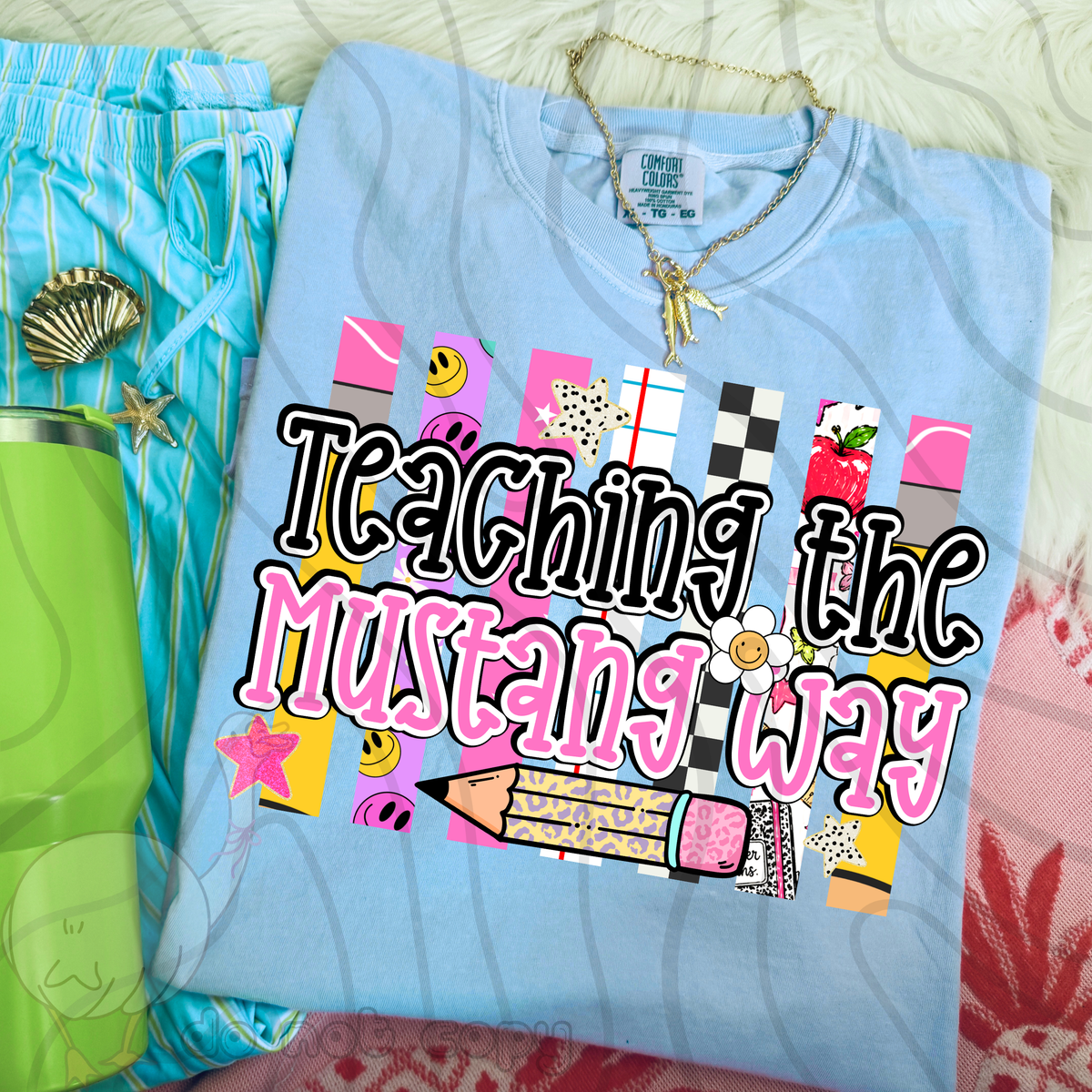 Teaching the mustang way school stripes (DKD) DTF Transfer