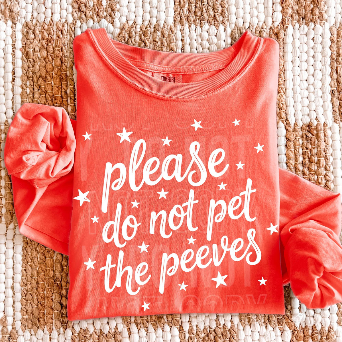 Please do not pet the peeves (SBB) DTF Transfer
