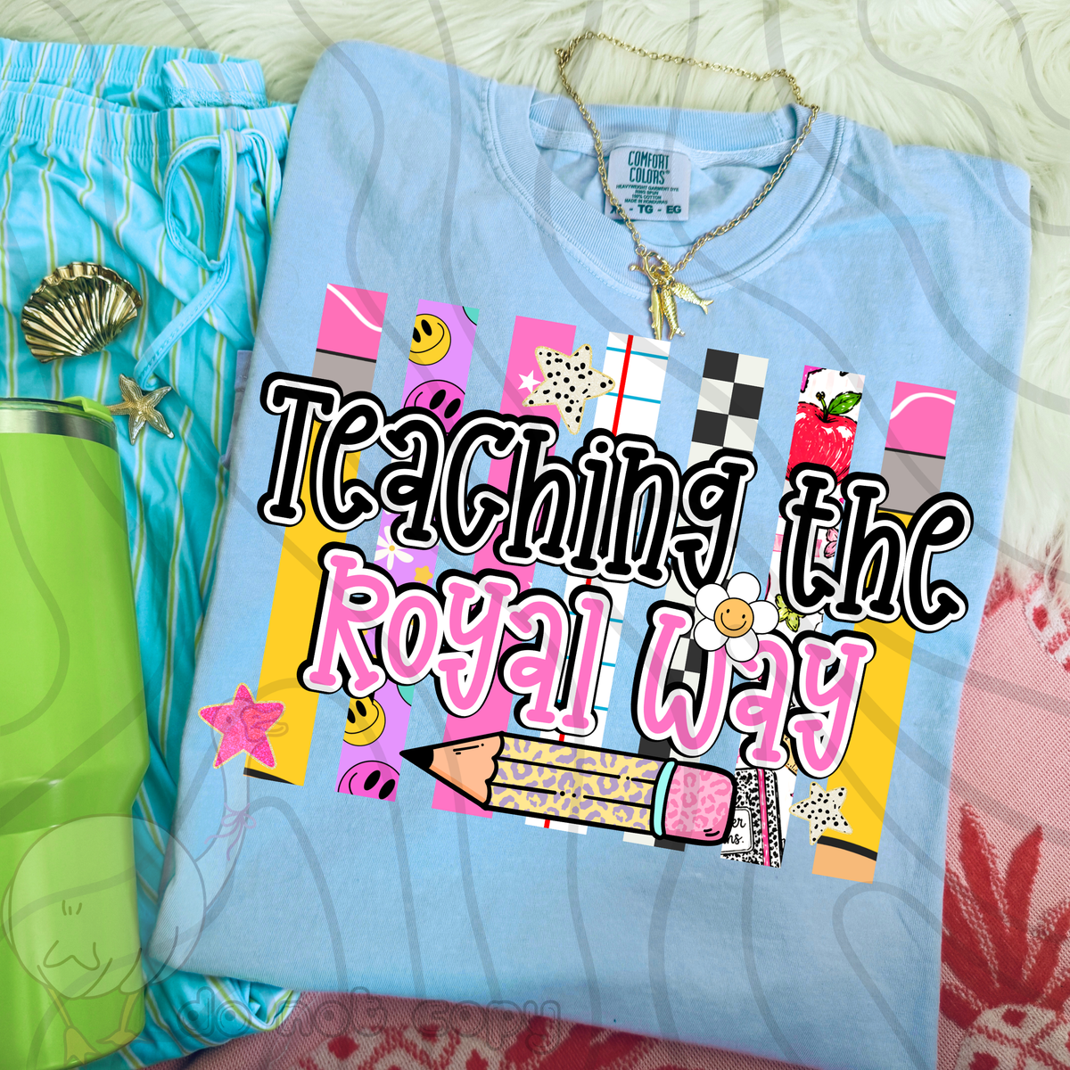 Teaching the royal way school stripes (DKD) DTF Transfer