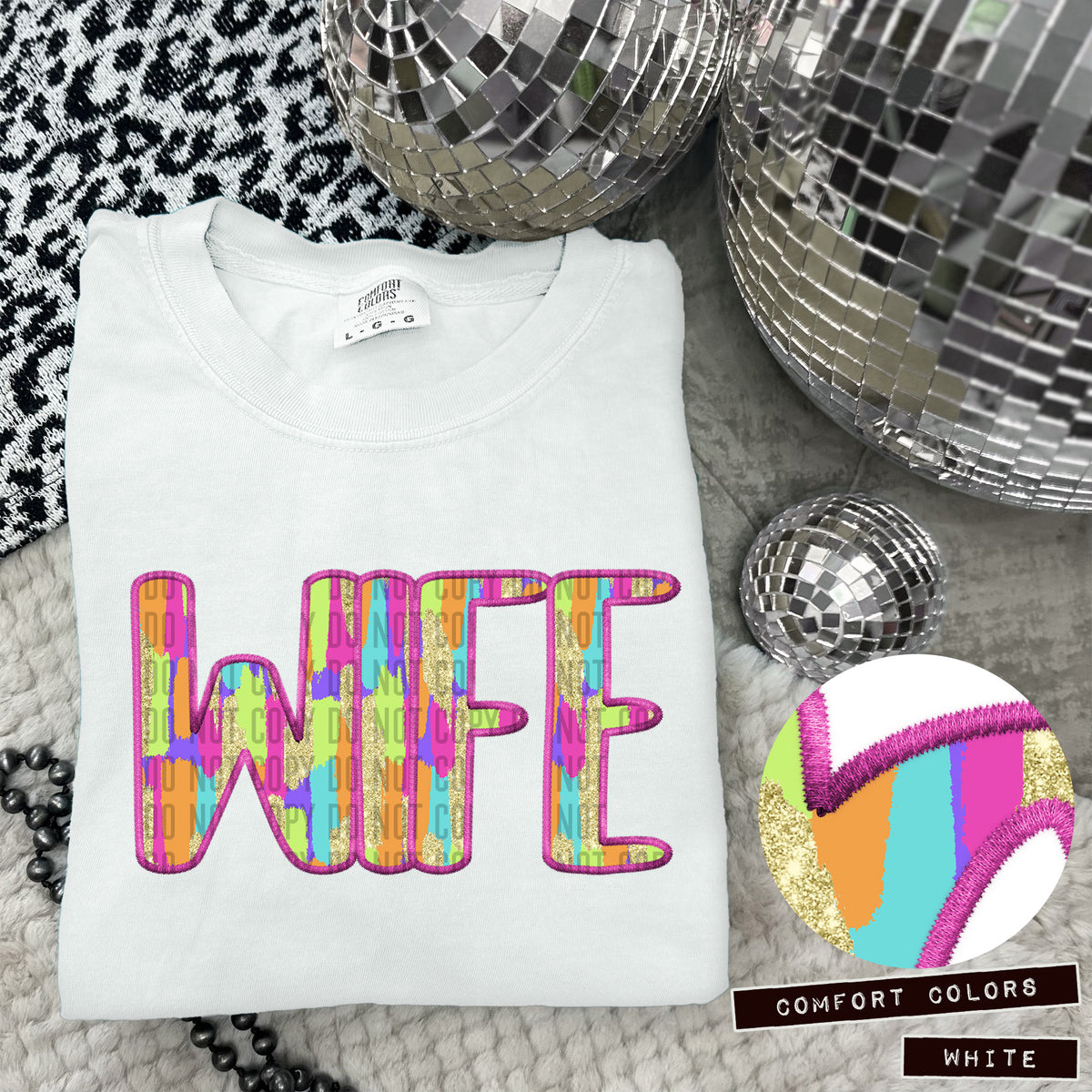 Wife Juneberry Brushstrokes (Caplinger) DTF transfer