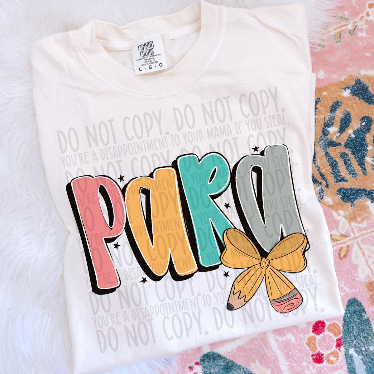 Para pencil bow (SWD) 106886 DTF transfer