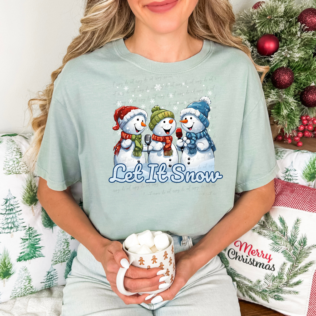 Let It Snow 68054 DTF Transfer