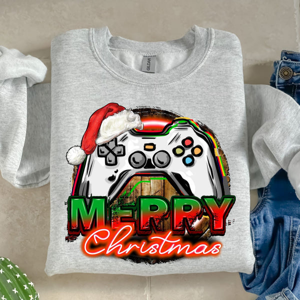Gamer Merry Christmas-38612-DTF transfer