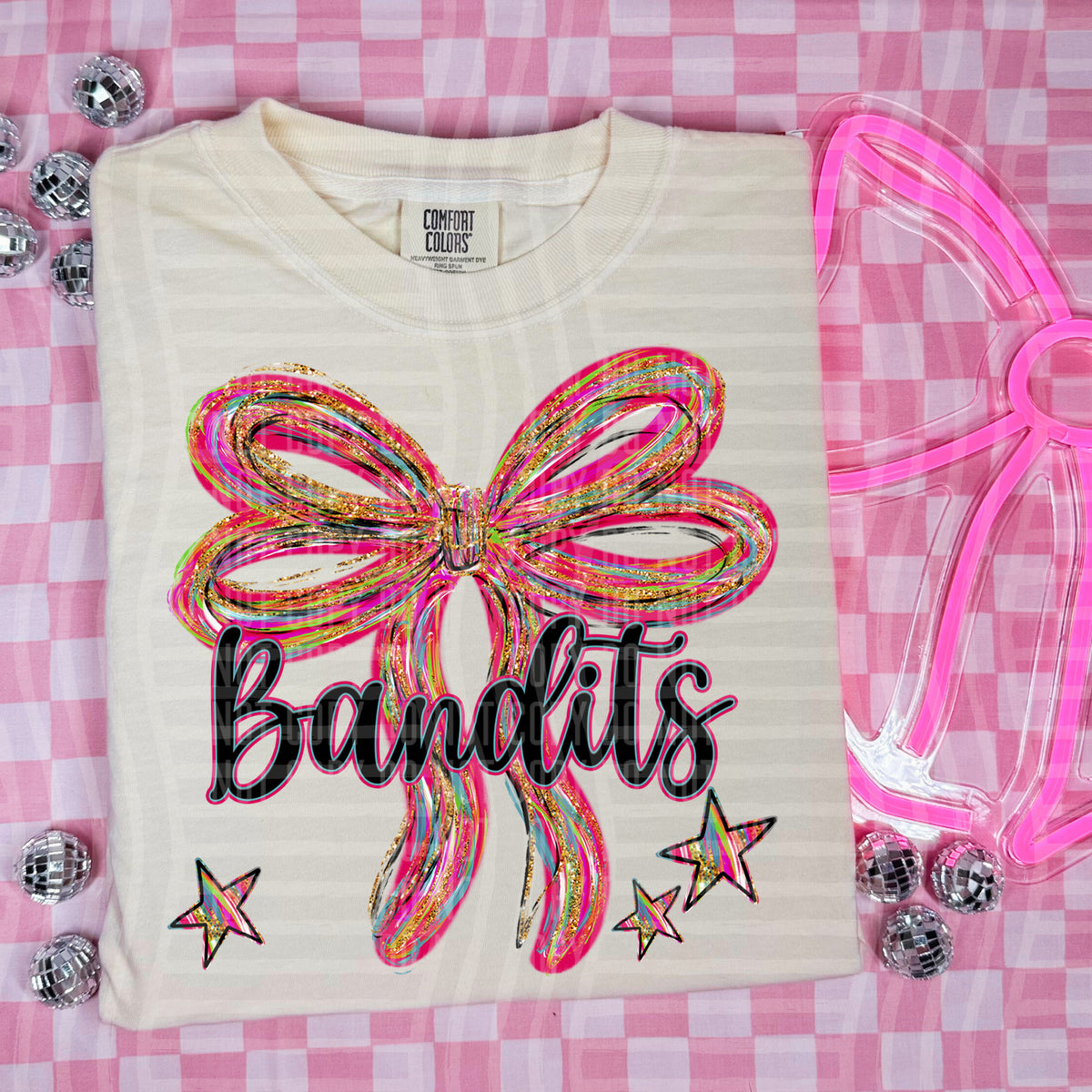 Bandits Whimsical Bow (caplinger) DTF transfer