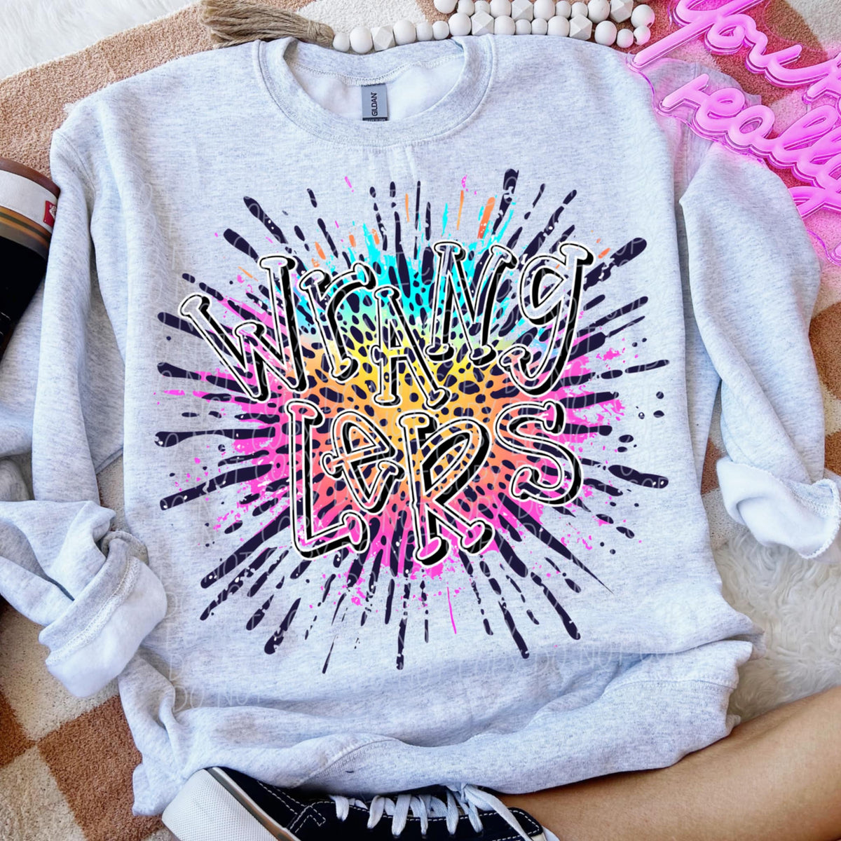 Colorful Burst Mascots (City)