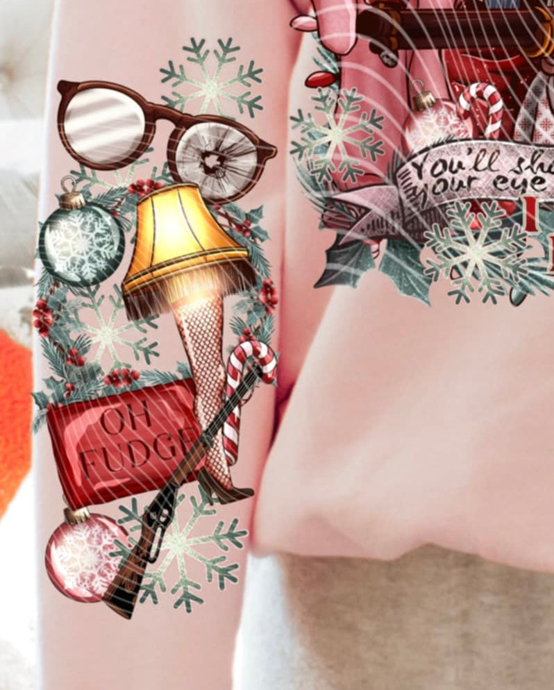 A Story Christmas SLEEVE AG DTF transfer