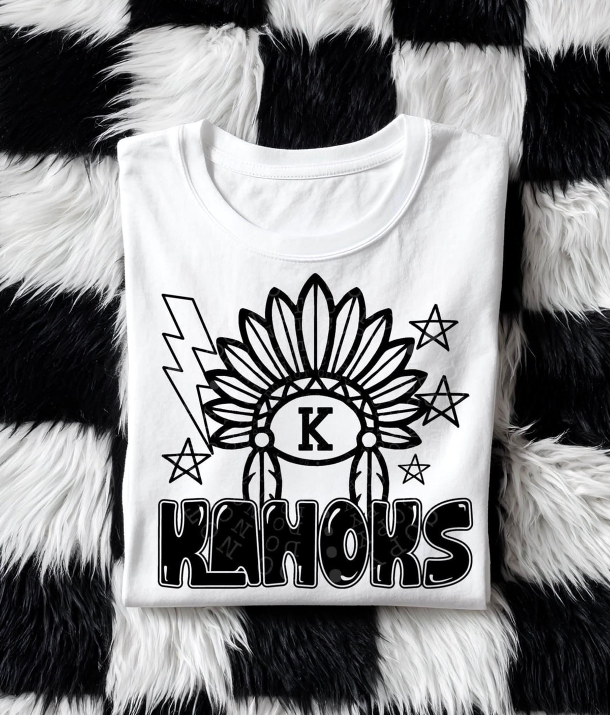 Kahoks BLACK (C’s) DTF transfer