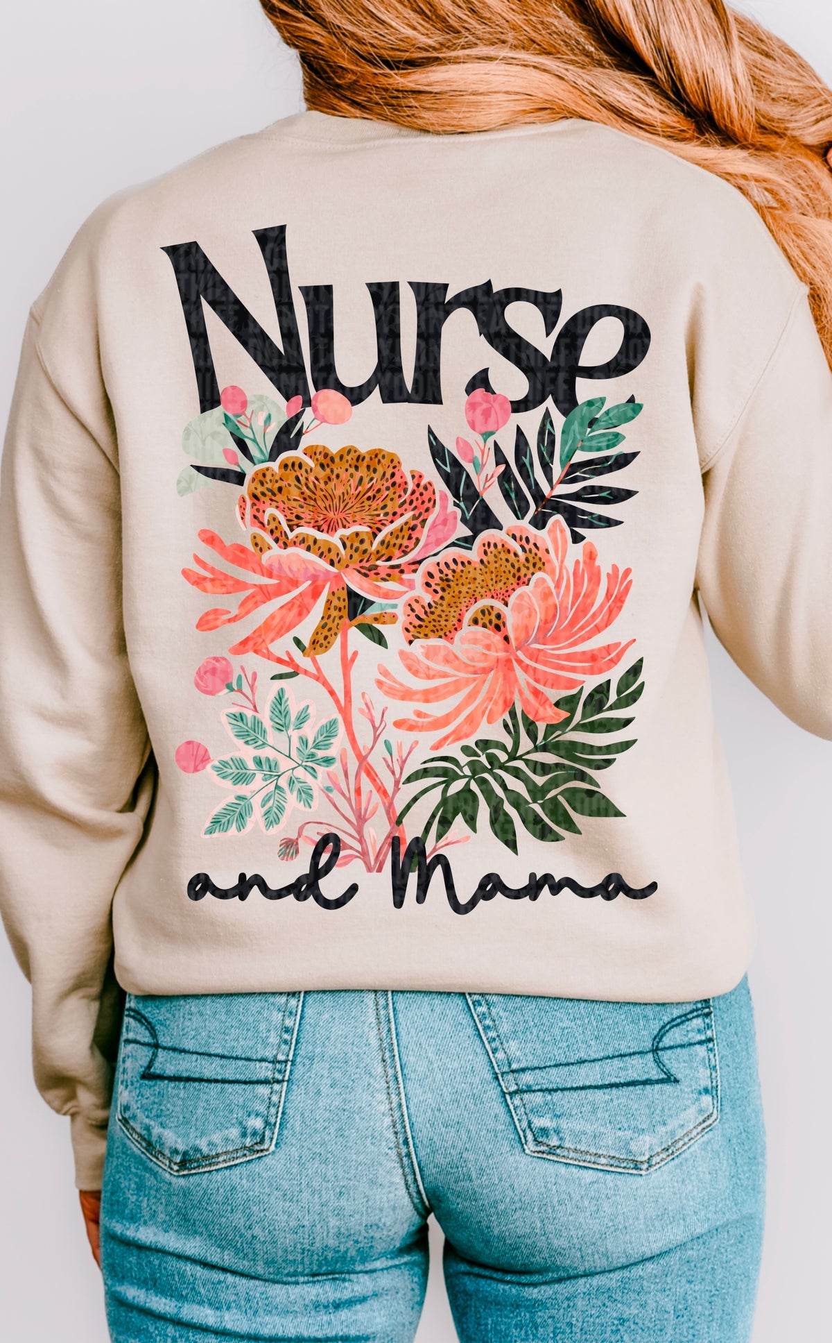 Nurse and mama 95597 DTF transfer