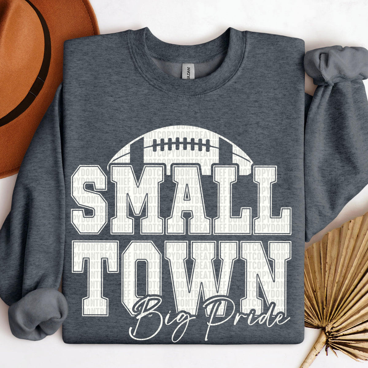 Small town big pride WHITE 109745 DTF transfer