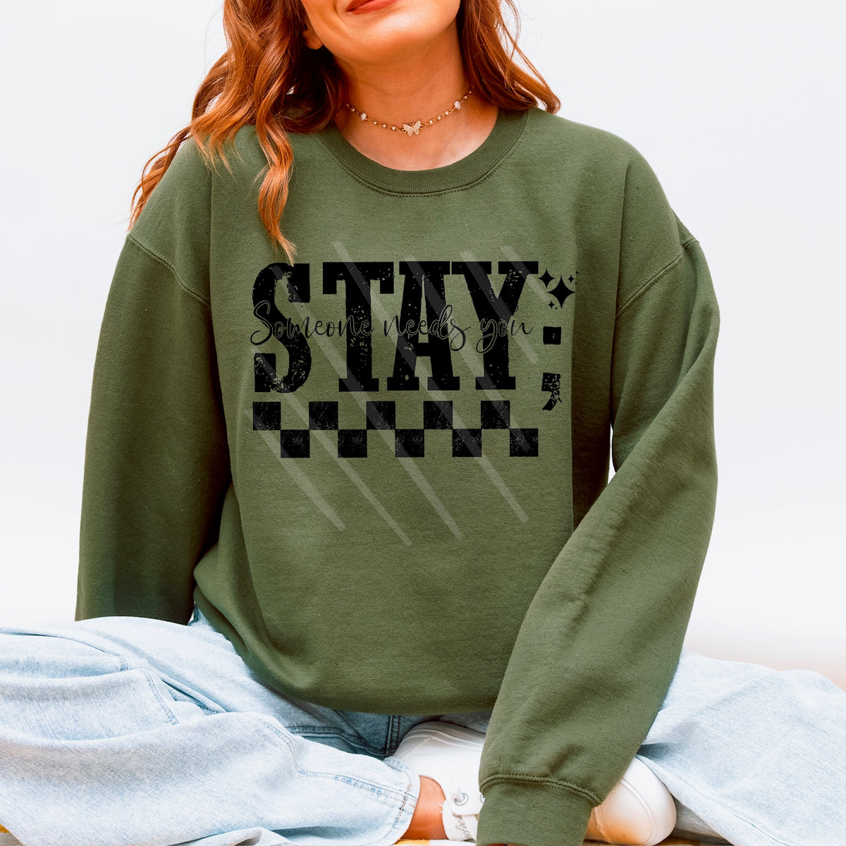 Stay checker 113818 DTF Transfer