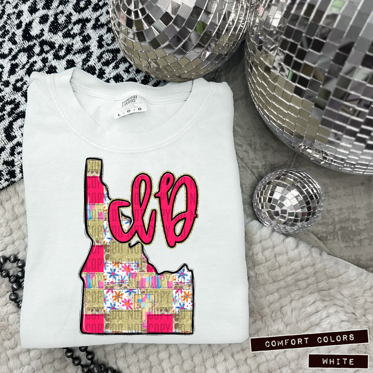 Pink Patch states DTF transfers