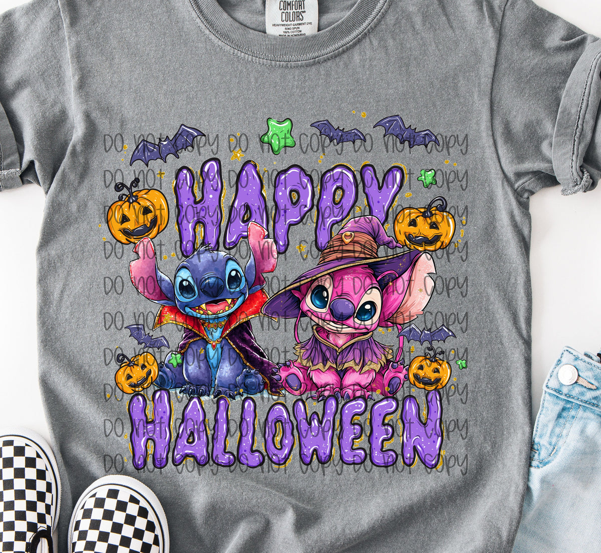 Happy Halloween Aliens (SSD) 109378 DTF transfer