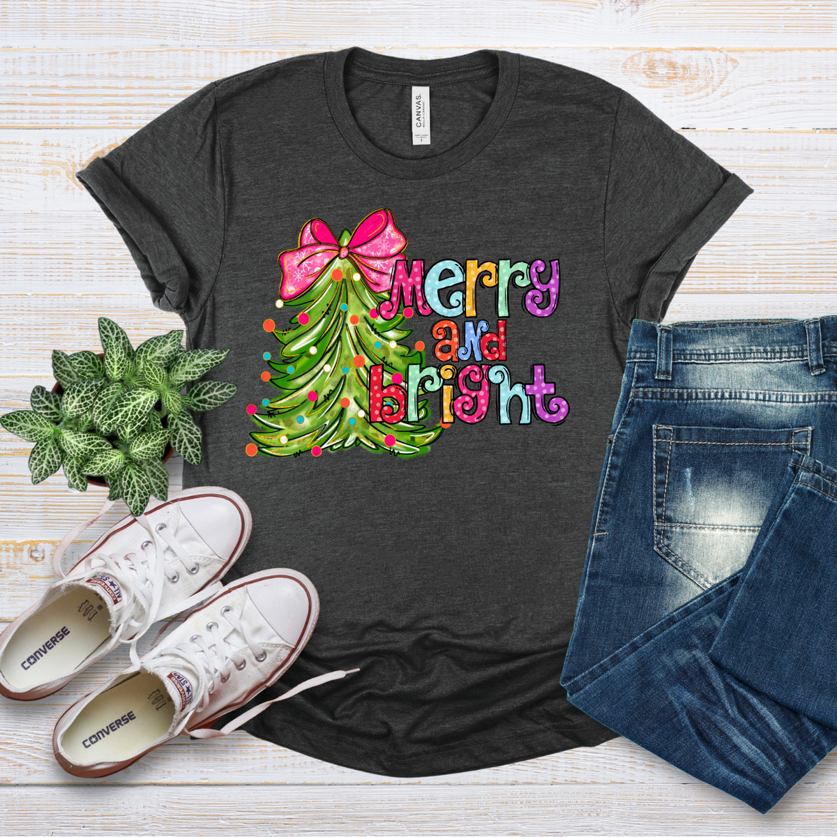 Merry And Bright 68000 DTF Transfer