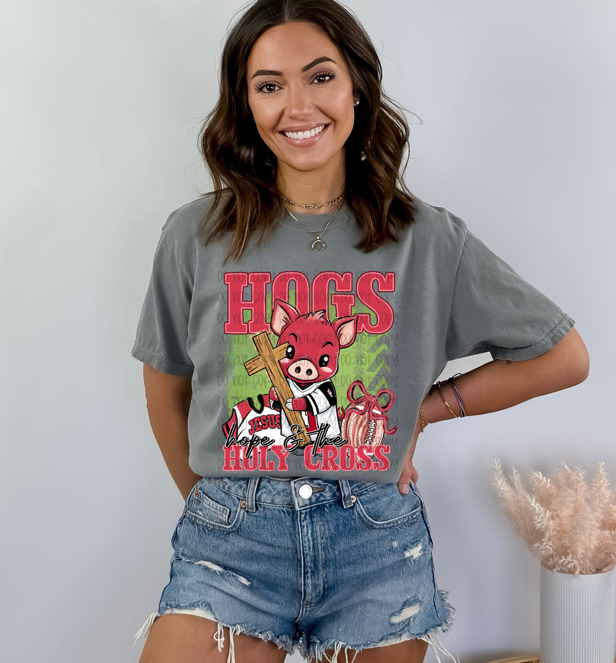 H hope and the Holy Cross (animal with cross) (SSD) DTF Transfer