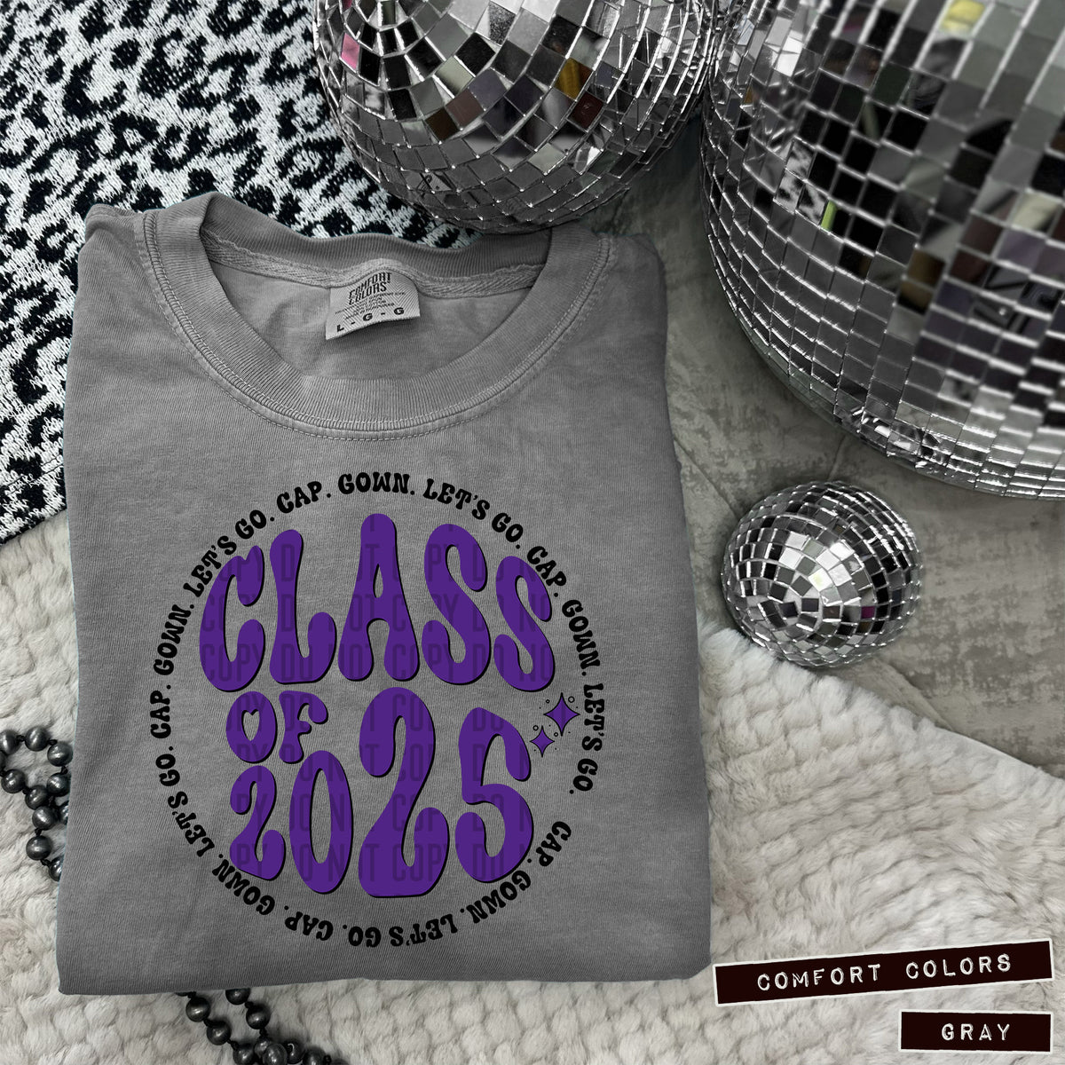Class of 2025 Purple (Caplinger) DTF transfer