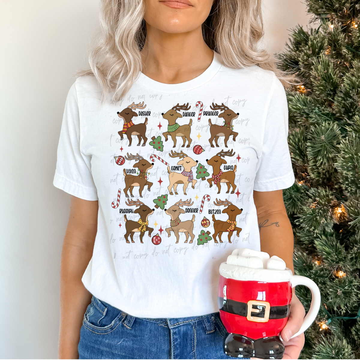 Reindeers 117295 DTF Transfers