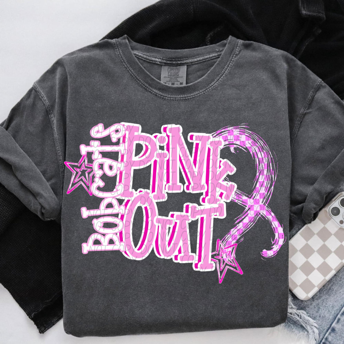 Bobcats Pink Out (city) DTF Transfer