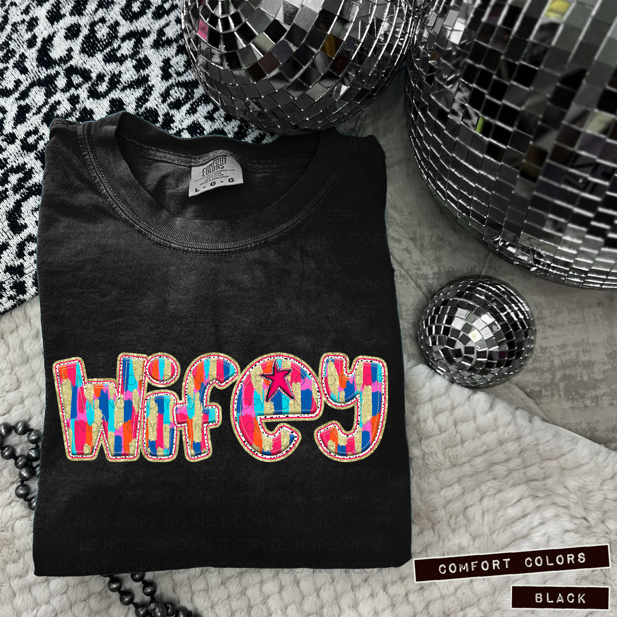 Wifey Tutti Brushstrokes (Caplinger) DTF transfer