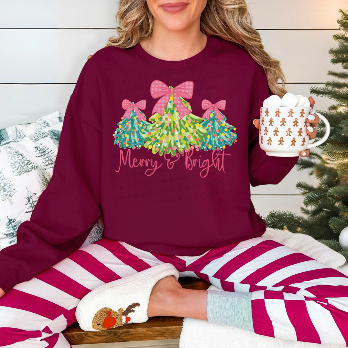 Merry & Bright 68234 DTF Transfer