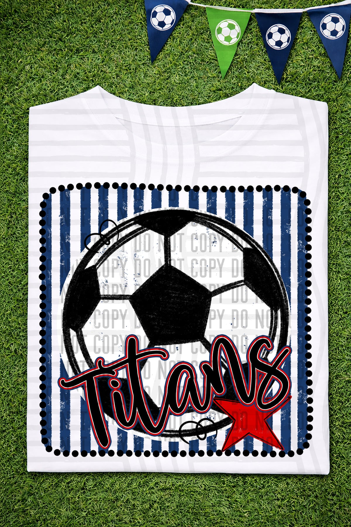 Titans RWB Framed (Caplinger) DTF transfer