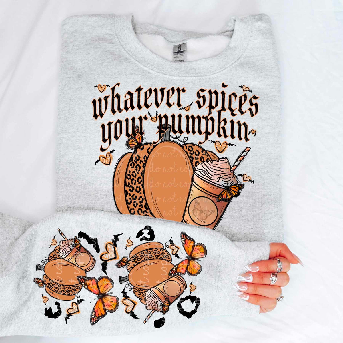 Whatever spices your pumpkin FRONT ONLY (MMD) 52666 DTF transfer