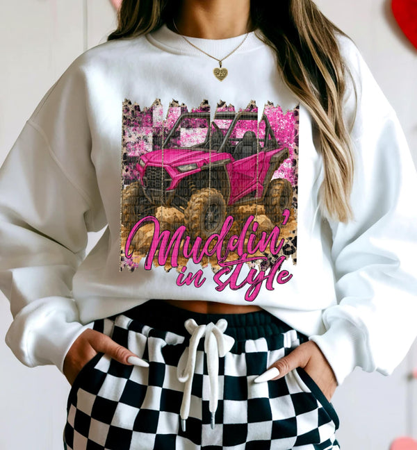 Muddin’ in style (SDD) 103012 DTF transfer