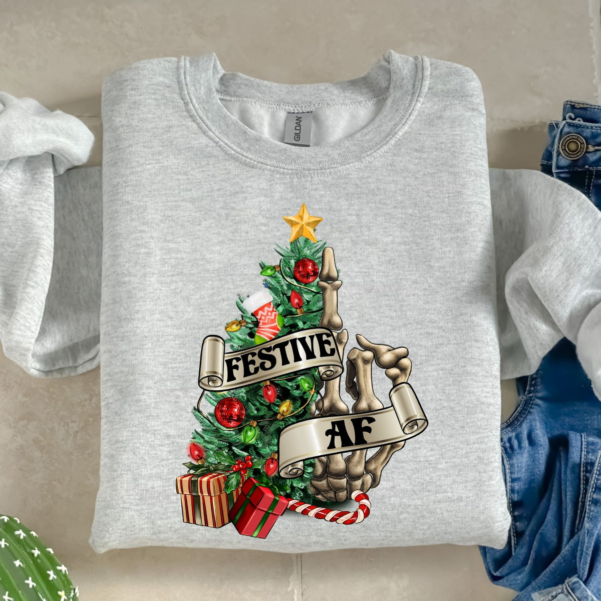 Festive AF-38610-DTF transfer
