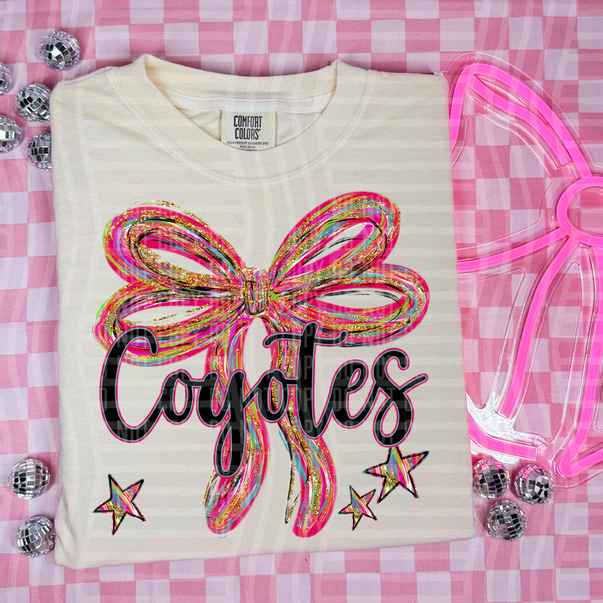 Coyotes Whimsical Bow (caplinger) DTF transfer