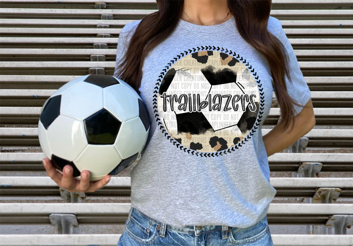 Trailblazers soccer background (Caplinger) DTF transfer