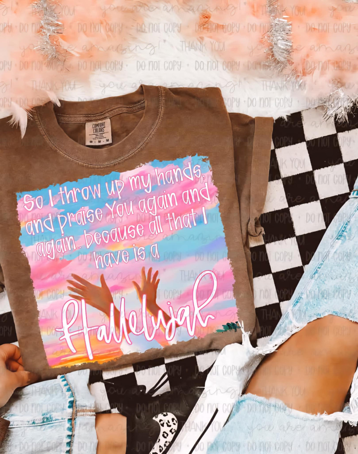 Hallelujah hands (OHD) 99374 DTF transfer