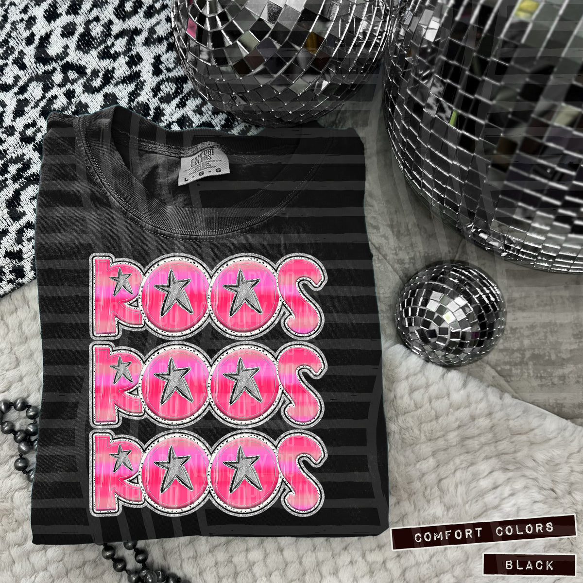 Roos Pink Stacked (Caplinger) 102009 DTF transfer