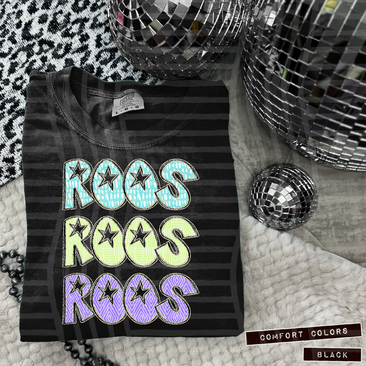 Roos Pastel Star Stacked (Caplinger) 101671 DTF transfer