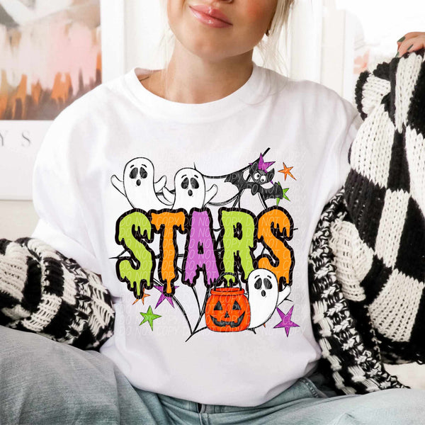 Stars Halloween (City) DTF transfer