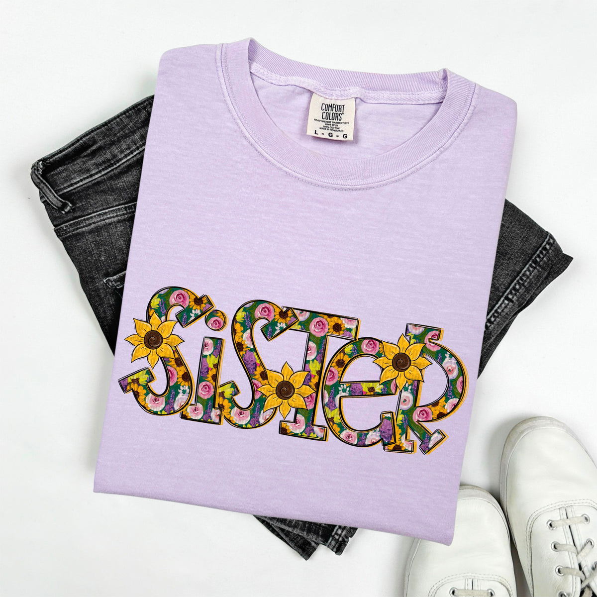 Sister Sunflower Collection (SDD) 96122 DTF transfer