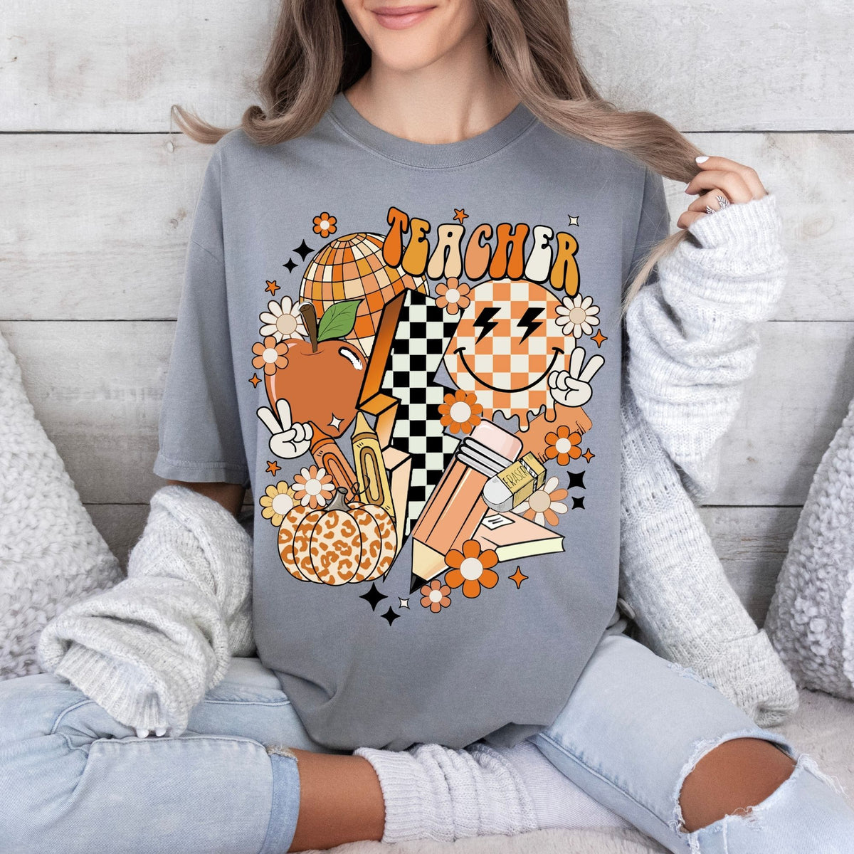 Teacher Retro-38797-DTF transfer