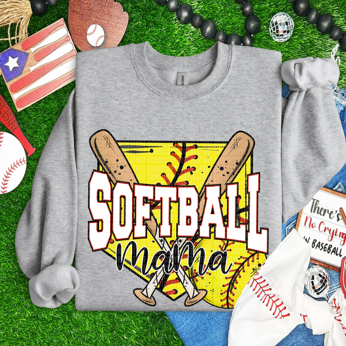 Softball Mama (SDD) DTF transfer