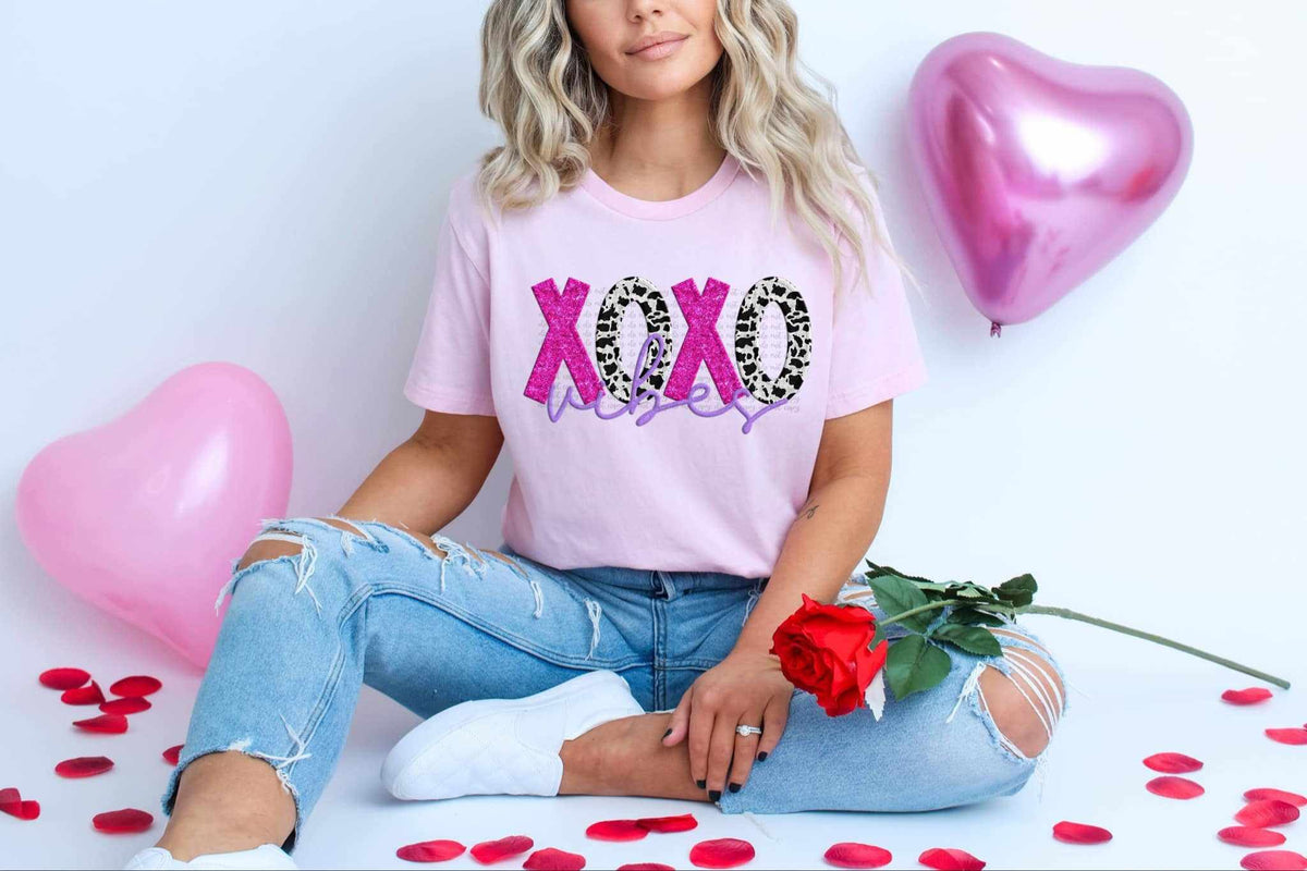 Xoxo vibes 73285 DTF transfer